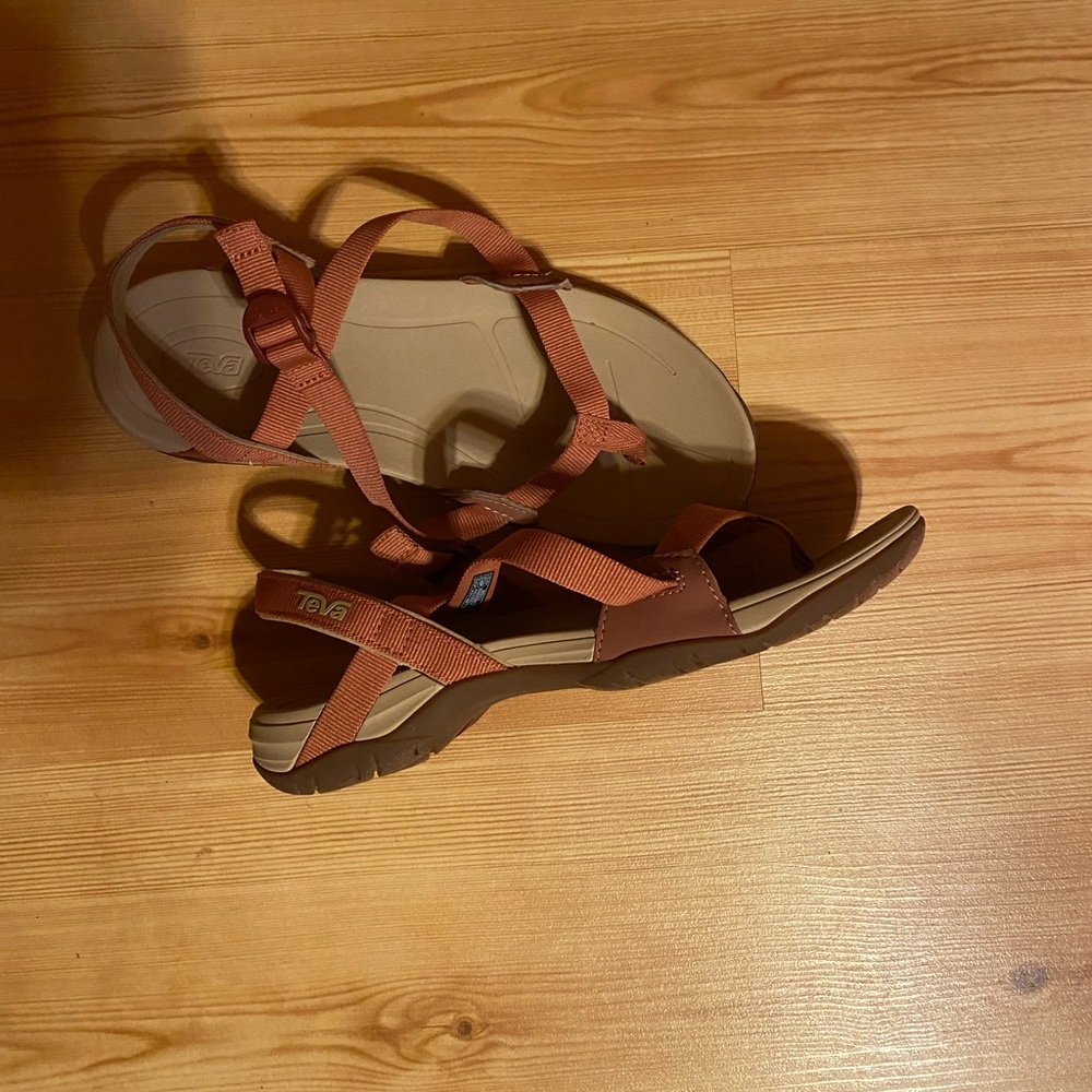 Teva sandals. Brand new. Never worn. Size 8.